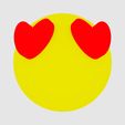HearteyeV0.jpg Hearteye Emoji 3D Model
