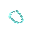 3.png Turkey Cookie Cutter | With personalized Text Box Option | STL File