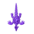 TurtleDragon_Straight.stl Aquatic Turtle Dragon - FLEXI
