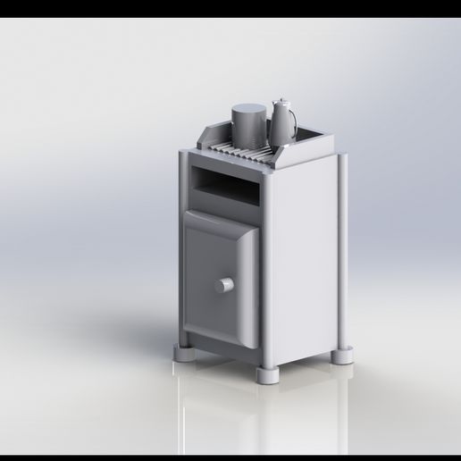 Stove.jpg Centre de commandement d'un bunker allemand de la Seconde Guerre mondiale