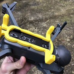 Photo 09-12-2017 11 40 29.jpg STL file DJI Mavic Pro - Football support・3D printer design to download