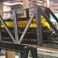 20181216_212107.jpg Archivo STL Modelo de puente de tren (funcional, modular y escalable puente de cerchas)・Modelo para descargar e imprimir en 3D