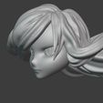 Capture3.jpg Fairy Tail - Erza Head Sculpt - Dynamic Hair - Easy Paint