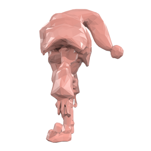 Skeleton-2.png Christmas Skeleton low poly