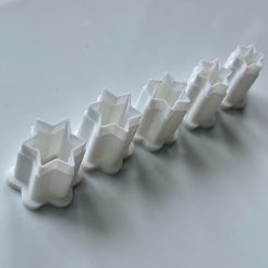 e0580f04-ad49-40b2-9eb3-ccad3048fcd3.jpg Free 3D file Star micro cutters - made for polymer clay・3D printable object to download