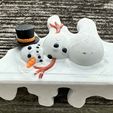 received_2147986385545798.jpeg Melting Snowman Shelf Decoration