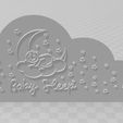 sleepbaby.jpg Cloudy night light with two sides Lithophane
