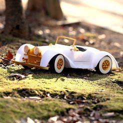 IMG_5515-1.jpg 3D file RC CAR Roadster Mercedes Benz 540K・3D printable model to download