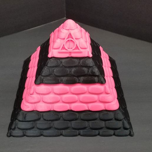 20190528_181505.jpg Download free STL file POTTER PYRAMID BOX with a Chamber of secrets • 3D printable model, LittleTup