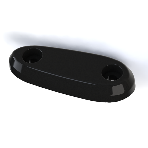 Yamaha YZF R25 / R3 (2019–2024) Mirror Delete Cap - 3D model önizlemesi