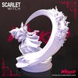 231020 Wicked - Scarlet squared 03.jpg Wicked Marvel Scarlet Witch Sculpture: STLs ready for printing