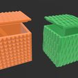 Image.jpg Square Pattern Texture Storage Box Container