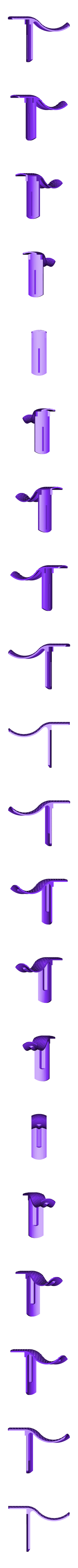 headphone holder - body.STL porte-casque - serpent