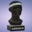 BUSTE-1.jpg CORSICA CORSE sculture bust head of Moor statuette meme for ender 3 CORSICA CORSE