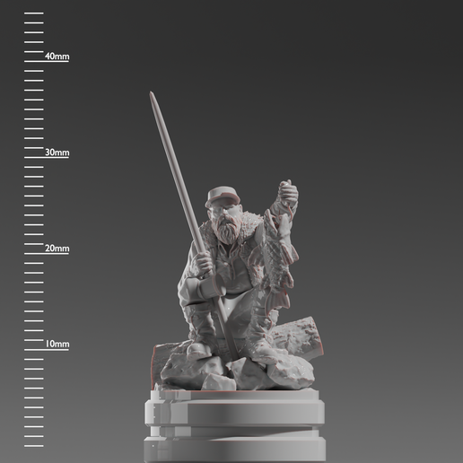 D&D miniature Gnome Ranger