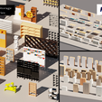 Library.png 3D file Revit furniture collection for High quality rendering・3D printing template to download, Hamilton-Revit