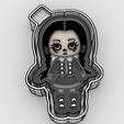 4-3.jpg the addams family - wednesday merlina family - freshie molds - silicone mold box - 7 pack stl