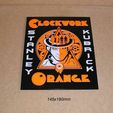 clockwork-orange-naranja-mecanica-stanley-kubrick-pelicula-cartel.jpg Clockwork Orange, Clockwork Orange, Stanley Kubrick, movie, poster, sign, logo, 3D printing, logo, 3D printing