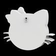Hello.5.jpg Hello Kitty Shelf 3d Print Model