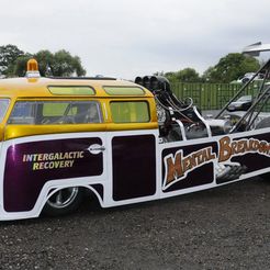 vwdragster.jpg STL file 1/8 scale body for the mental breakdown dragster VW T1・3D printable model to download