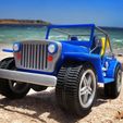 4.jpg 3D file beach jeep・3D printer model to download
