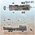 4.jpg Truck with weapons, spikes and front shovel (1) - Future Sci-Fi SF Post apocalyptic Tabletop Scifi