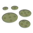FB-4.png Versatile Magnetic Wargame Bases: 3D Printable Hollow Miniature Bases in 25mm, 32mm, 40mm, 50mm, 60mm for Easy Transportation