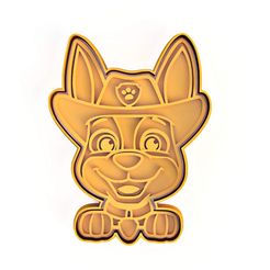 Picsart_22-02-16_11-57-00-712.jpg STL file PAW PATROL COOKIE CUTTERS・3D printable model to download