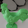 low-poly-planter-1.png chicken low poly planter flower pot vase STL