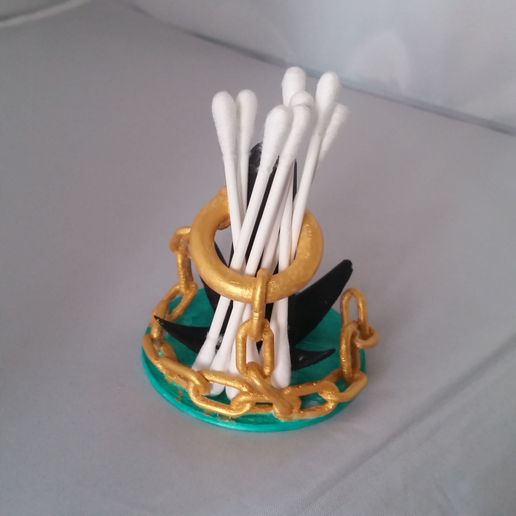 Q-Tip Holder - 3D model önizlemesi