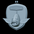 Dentex-head-trophy-28.png fish head trophy Common dentex / dentex dentex open mouth statue detailed texture for 3d printing