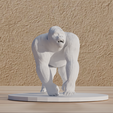 0001.png File : Reproduction of a Gorilla in STL digital format