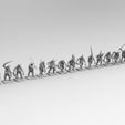 Lined-Up-1.jpg Free STL file Possessors of Highly Infectious Diseases・Object to download and to 3D print
