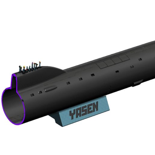 12.jpg Yasen Class Submarine 1.2m long