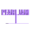 Pearl-Jam-Logo-Stand.stl Pearl Jam Logo