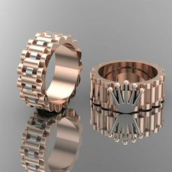 4.jpg STL file ROLEX BAND FOR 3 TYPE・3D printer model to download