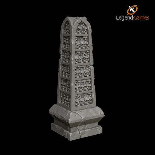 Gothic-Monument-4-Thumbnail-V1.jpg Graveyard Gravestone and Obelisk Marker Pack - LegendGames