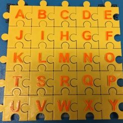 28ce60cfb9c6c210fac92a0625e87d10_display_large.jpg Descargar archivo STL gratis Letras del rompecabezas, alfabeto inglés・Modelo para la impresora 3D