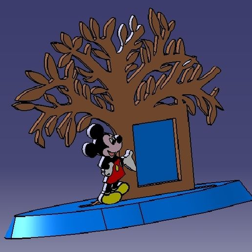 Disney favour box with photo frame 35 x 45mm