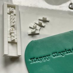 IMG_4369.jpeg Free STL file Alphabet stamp set with letter setter - typewriter font・3D printing template to download