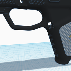 custom_grips.png Télécharger fichier STL gratuit KJW Grips pour cadre Igniz pour KJ Works Glock 23 • Modèle imprimable en 3D, ozarkmtnranger
