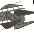 TieInterceptorInstructions_Page_7.jpg Free STL file Tie Fighter Interceptor Kit Card・Object to download and to 3D print