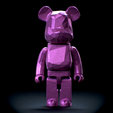 Untitled_Viewport_001.png Bearbrick Articulated Low poly faceted Articulated