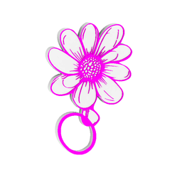 flower-1.png ADORABLE PORTE-CLÉS / BOUCLES D'OREILLES / COLLIER DE FLEURS