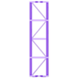 Front-and-Back-Structure.stl Modular Bridge for RC Racetrack Lap Counter