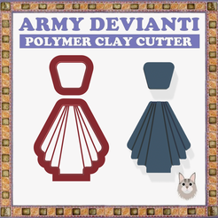 AFL;L.png STL file POLYMER CLAY CUTTER 6 SIZE a-b..CC. ARMY DEVIANTI・3D printable model to download, armydevianti