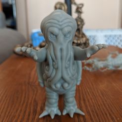 IMG_20191216_113639.jpg STL file little Cthulu・Model to download and 3D print