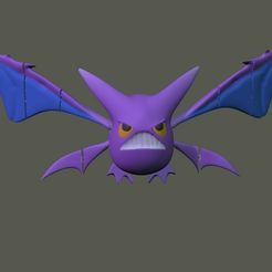 cr1.jpeg STL file Pokemon Crobat Flexi・3D print model to download, SpicySkull
