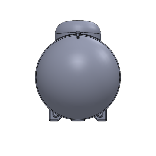 🪖 1:87 LPG Propane Tank 4000L・ STL File for 3D printing・Cults