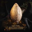 Cover.jpg Fichier STL Œuf d'or - Tournoi des sorciers de Harry Potter - Œuf de dragon・Design imprimable en 3D à télécharger